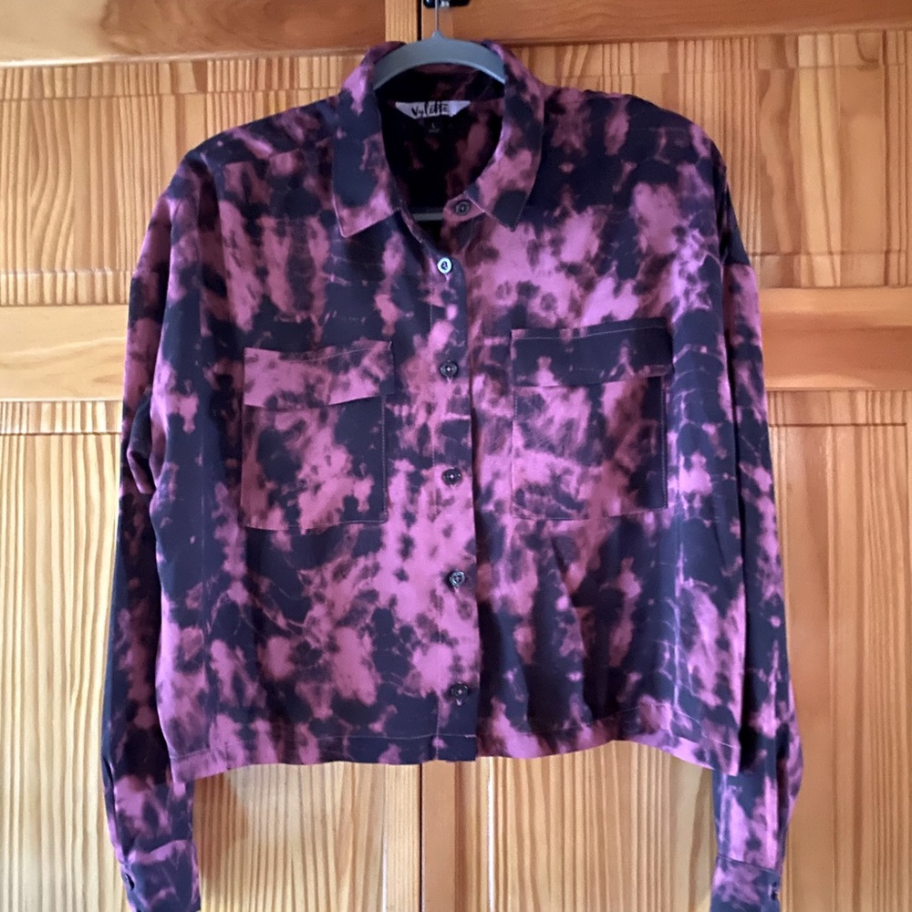 The dye cropped shirt